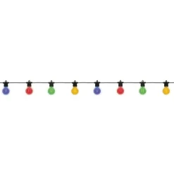RETIF Guirlande Electrique Solaire 10 Led Multicolore 8,10 Metres Connectable Shop