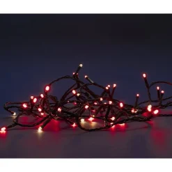 RETIF Guirlande Flicker Light ® Led Rouge & Flash Blanc Chaud - 8M New