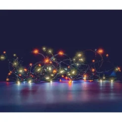 RETIF Guirlande Flicker Light® Led Blanc Chaud & Orange - 16M New