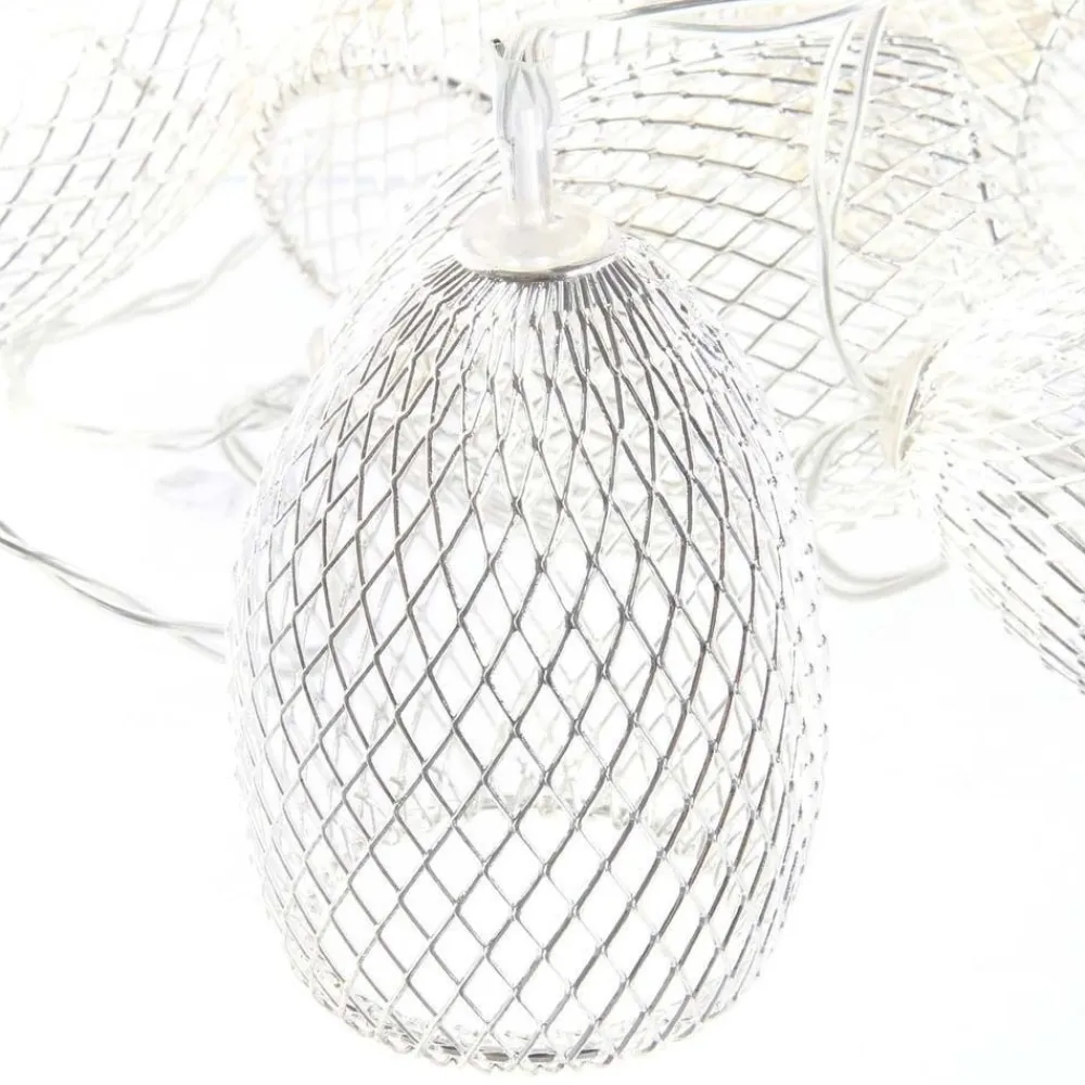 RETIF Guirlande Lumineuse 10 Cages Argentees Best