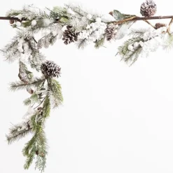 RETIF Guirlande Sapin Enneigee Avec Boules De Neige L 183Cm Cheap