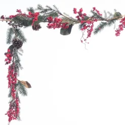 RETIF Guirlande Sapin Et Baies Rouges L 176 Cm Store