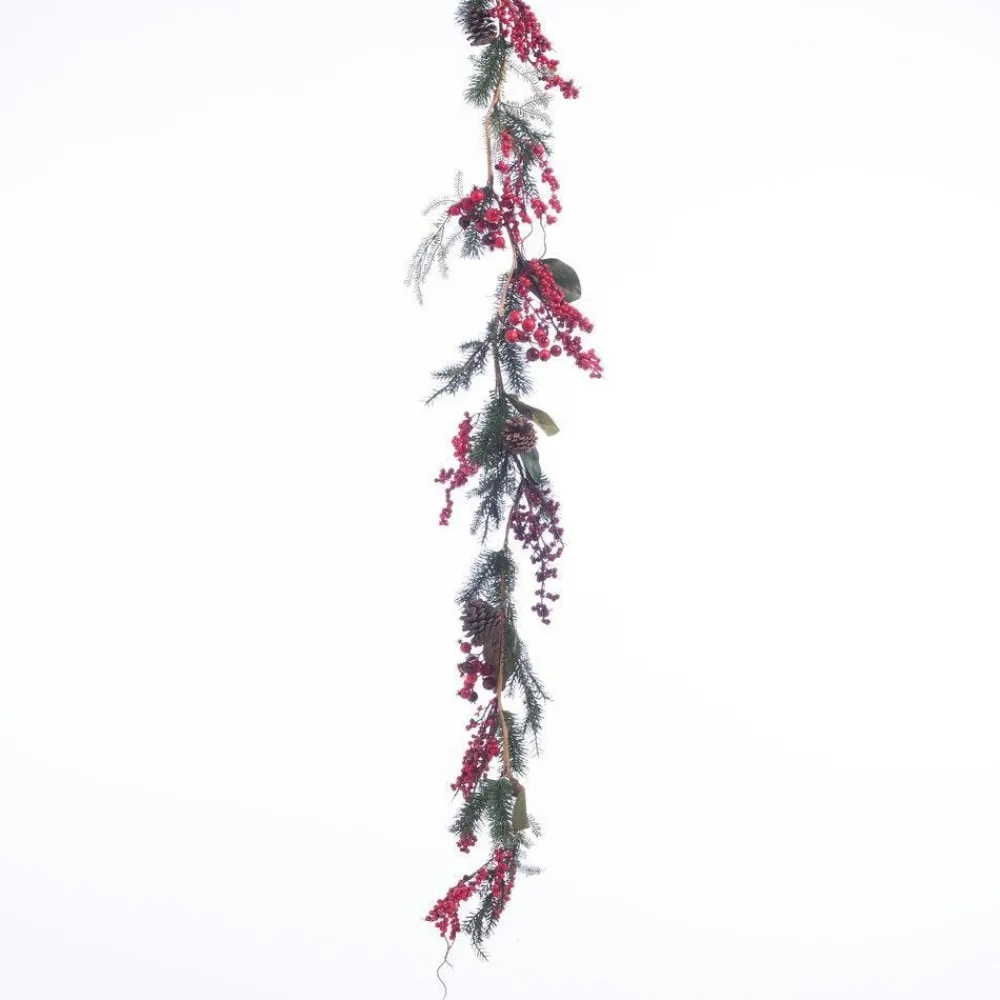 RETIF Guirlande Sapin Et Baies Rouges L 176 Cm Store
