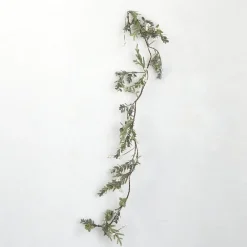 RETIF Guirlande Verte Et Baies Blanches L 130 Cm New