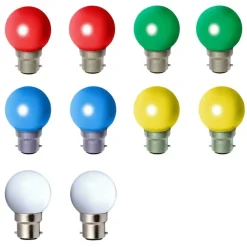 RETIF Lampe Led 1W B22 Couleurs Lot De 10 Sale