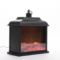RETIF Lanterne Animee Flammes L 30 X P 17,5 X H 29,5 Cm Online