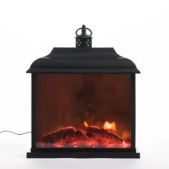 RETIF Lanterne Animee Flammes L 30 X P 17,5 X H 29,5 Cm Online