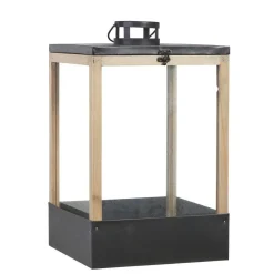 RETIF Lanterne Serre Noir L25 X P25 X H42Cm Fashion