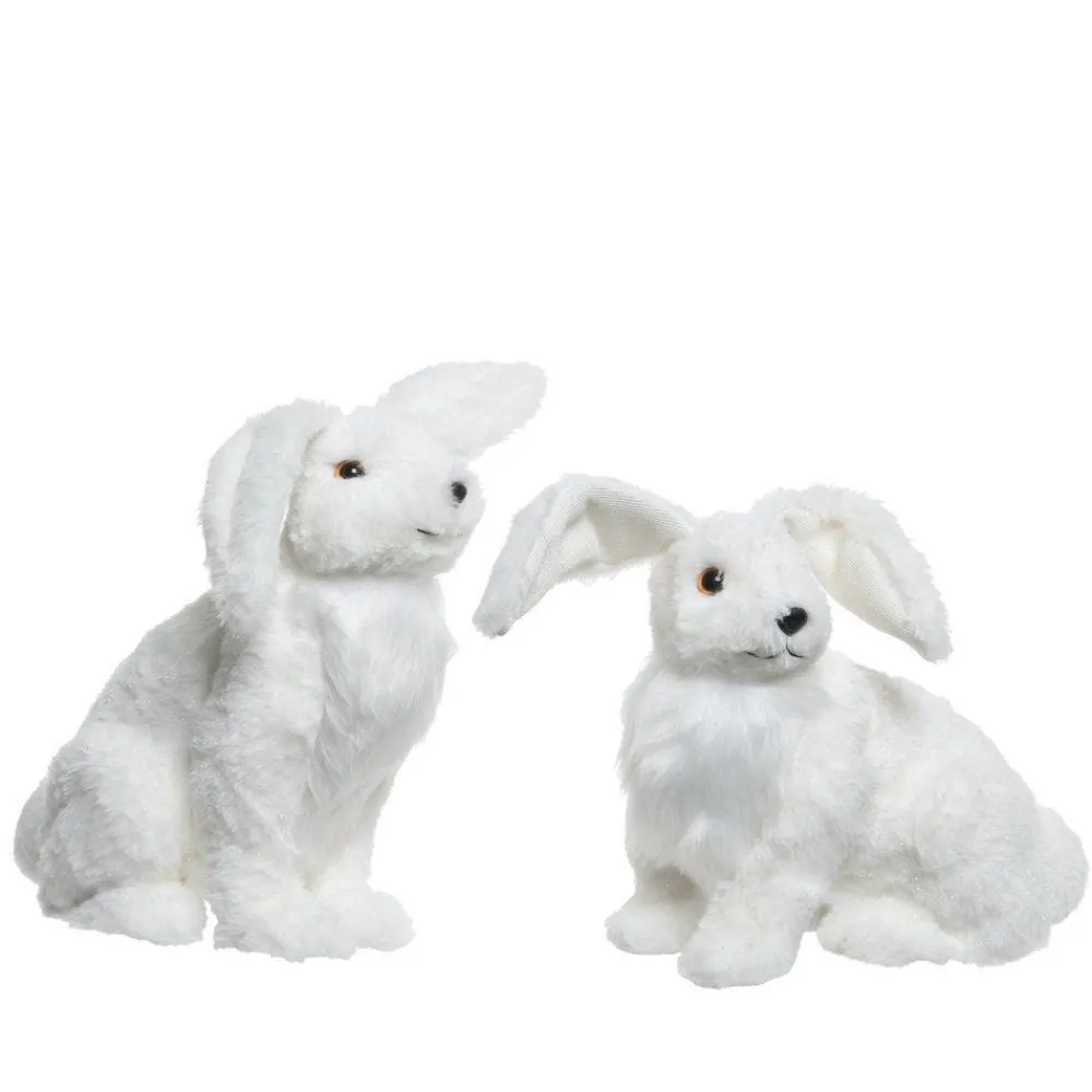 RETIF Lievre Des Neiges Blanc - L 24 X P 13 X H 20 Ou L 25 X P 13 X H 20 Cm Best Sale