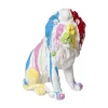 RETIF Lion Decoratif En Resine Blanche Et Peint Trash H60Cm Cheap