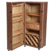 RETIF Malle Bar A Roulettes 49 X 53 X 125Cm Flash Sale