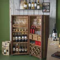 RETIF Malle Bar A Roulettes 49 X 53 X 125Cm Flash Sale
