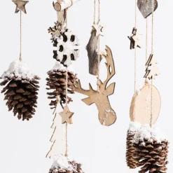 RETIF Mobile Bois Enneige O 39 X H 55 Cm Avec Divers Decors Online