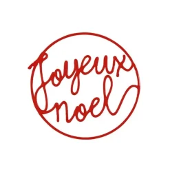 RETIF Motif Joyeux Noel Rouge 2D Flash Sale