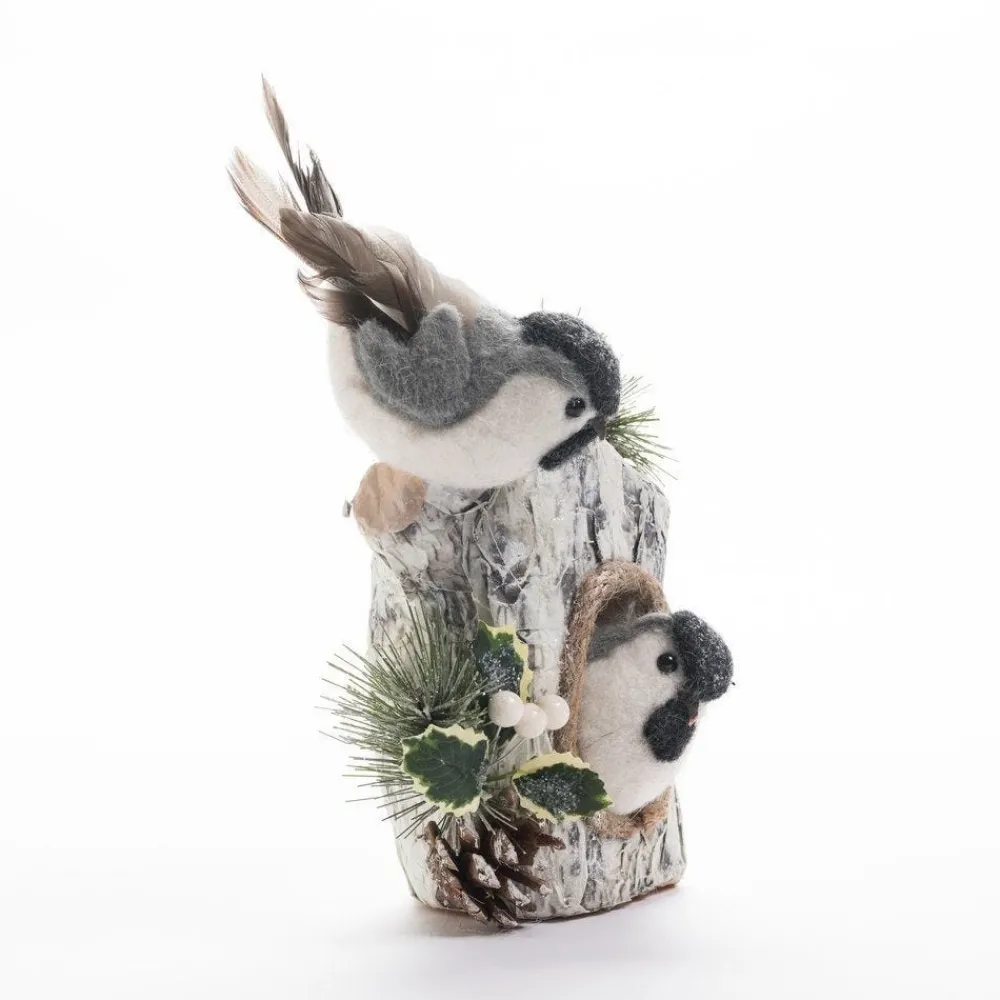 RETIF Oiseaux Sur Souche L 16 X P 12 X H 23 Cm Flash Sale
