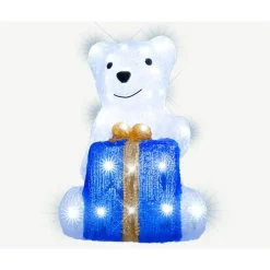RETIF Ours Avec Cadeau Led Blanc Pur Sale