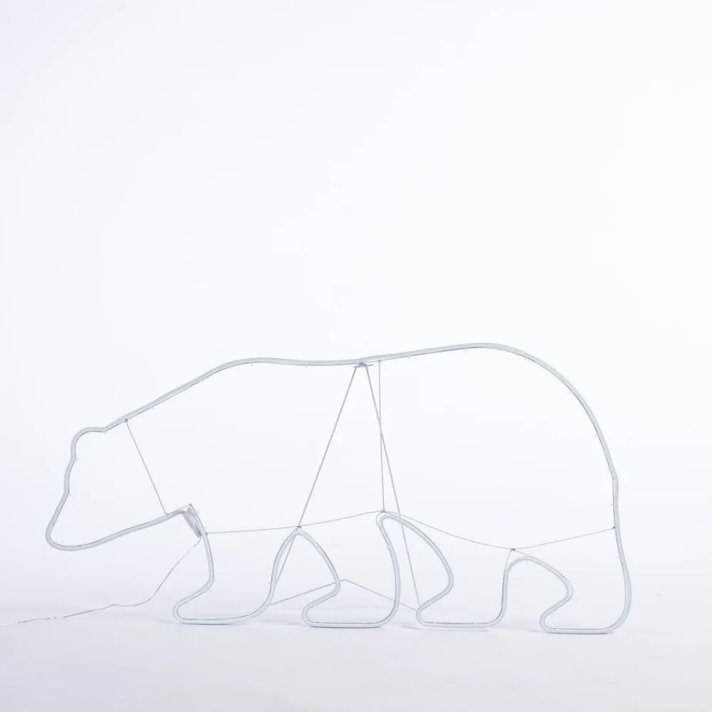 RETIF Ours Neonflex L 116 X H 60 Cm - 412 Leds Blanc Froid Discount