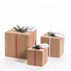 RETIF Paquets Cadeau En Carton L 25 X H 28+ L 20 X H 23+ L 15 X H 18 Cm Clearance