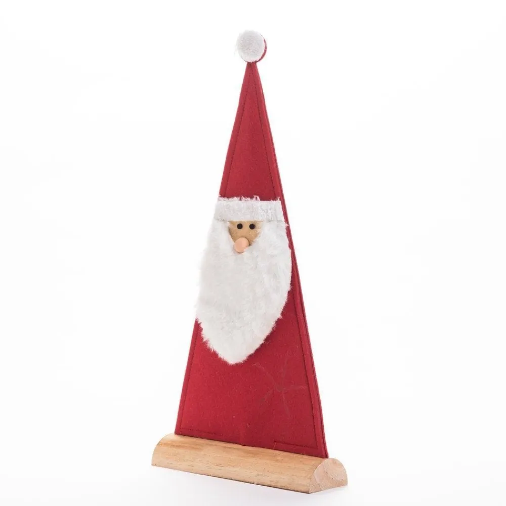 RETIF Pere Noel Cone Rouge Et Blanc L 25 X H 52 Cm Online
