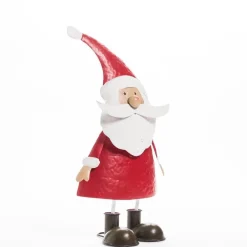 RETIF Pere Noel Metal Rouge Et Blanc H 48 Cm Shop