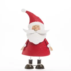 RETIF Pere Noel Metal Rouge Et Blanc H 48 Cm Shop