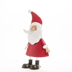 RETIF Pere Noel Metal Rouge Et Blanc H 48 Cm Shop