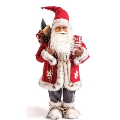 RETIF Pere Noel Rouge Avec Hotte Et Cadeau H 82 Cm Cheap