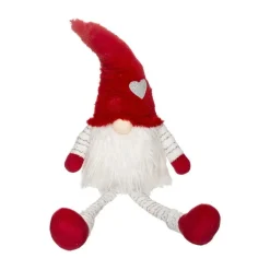 RETIF Pere Noel Scandinave Assis Rouge Et Blanc H64Cm Discount