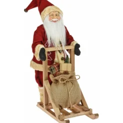 RETIF Pere Noel Sur Traineau 21,5X31,5X47Cm Online