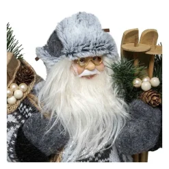 RETIF Pere Noel Traditionnel Skieur H30Cm Cheap
