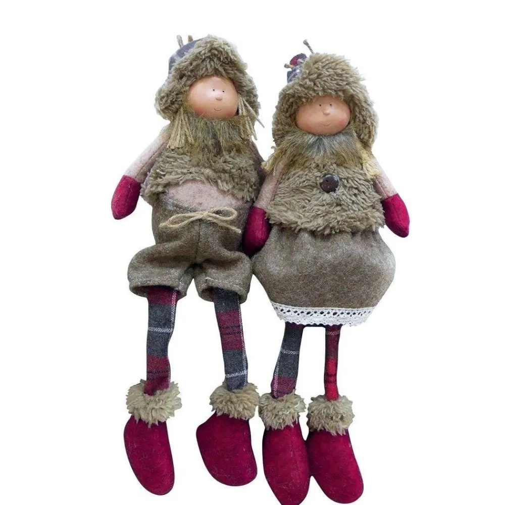 RETIF Personnages Assis H 40 Cm - Par 2 Flash Sale