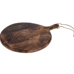 RETIF Planche Ronde En Manguier Fonce L40 X P30 X Ep2Cm Store