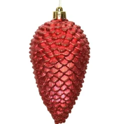 RETIF Pommes De Pin Rouges 7X12Cm - Par 4 Flash Sale