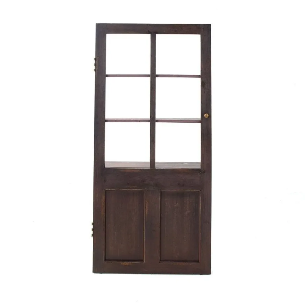 RETIF Porte Decorative En Bois Avec Etageres L 85 X P 20 X H 180Cm Sale