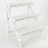 RETIF Presentoir 3 Niveaux Bois Blanc 60X50X70Cm Store