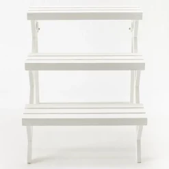 RETIF Presentoir 3 Niveaux Bois Blanc 60X50X70Cm Store