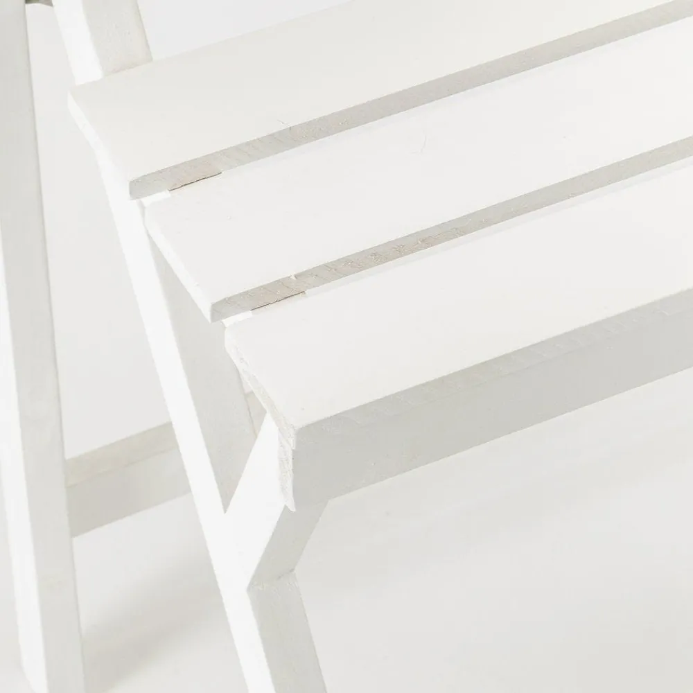 RETIF Presentoir 3 Niveaux Bois Blanc 60X50X70Cm Store