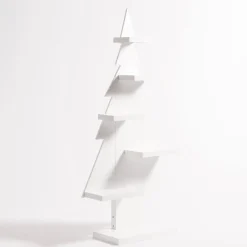 RETIF Presentoir Sapin Blanc Avec 5 Tablettes L 90 X P 31 X H 176 Cm Best Sale