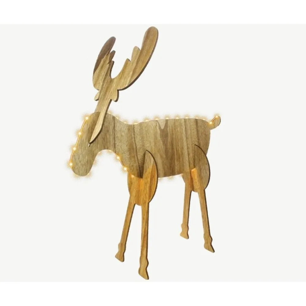 RETIF Puzzle Renne 3D En Bois Led, L33 Cm Sale