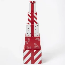 RETIF Pyramide De Cadeaux De Noel 26,5X26,5X91Cm New
