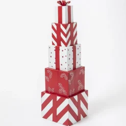 RETIF Pyramide De Cadeaux De Noel 26,5X26,5X91Cm New