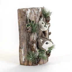 RETIF Renards Dans Souche L 23 X P 20 X H 38 Cm Online