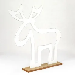 RETIF Renne Blanc Sur Socle L 58 X P 10 X H 61 Cm Online
