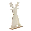 RETIF Renne En Bois Sur Socle L 20 X P 6 X H 36,5 Cm Best