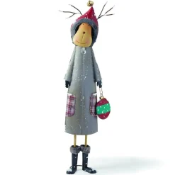 RETIF Renne En Metal Et Sa Boule De Noel L 23 X P 13 X H 79 Cm Flash Sale