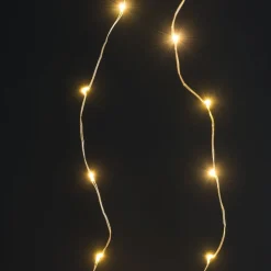 RETIF Rideau 240 Micro Leds Blanc Chaud - Cable Argent - 16 Fonctions L 2 X H 2 M Store