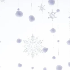 RETIF Rideau Boules De Neige L 90 X H 200 Cm Cheap