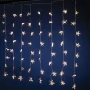 RETIF Rideau D'Etoiles Lumineuses 64 Leds Blanc Chaud L120 X H100Cm Best