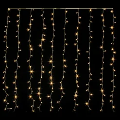 RETIF Rideau Lumineux Blanc Chaud 200 Leds 2X2M Best
