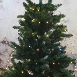 RETIF Rideau Pour Sapin Micro Led Blanc Chaud - 1,80 M Hot